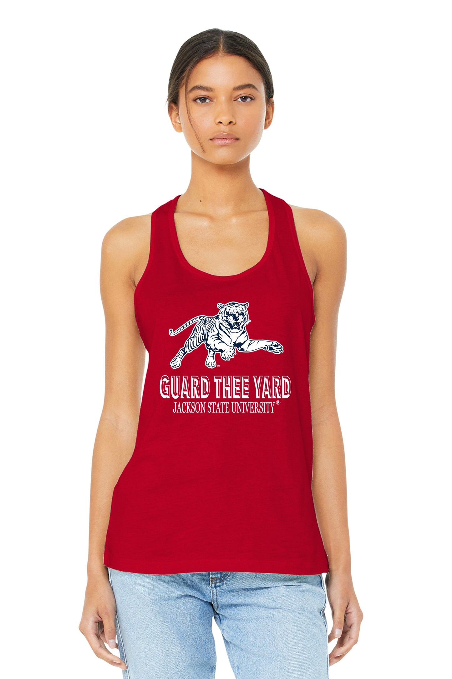 Ladies Guard Thee Yard Racerback Tank