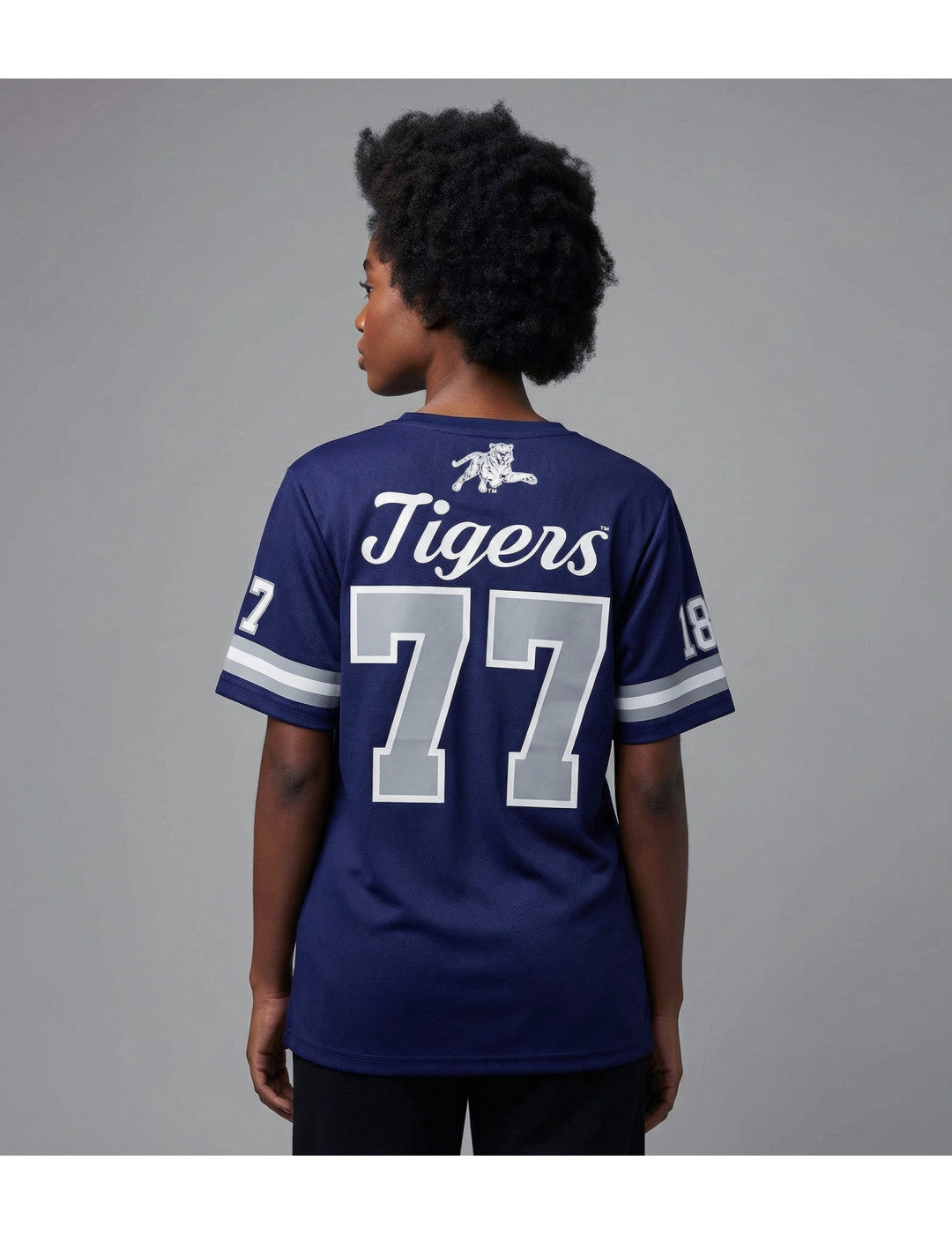 WOMEN'S JACKSON STATE FOOTBALL JERSEY TEE