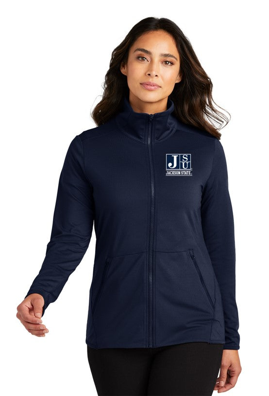 JSU Ladies Stretch Fleece Full Zip