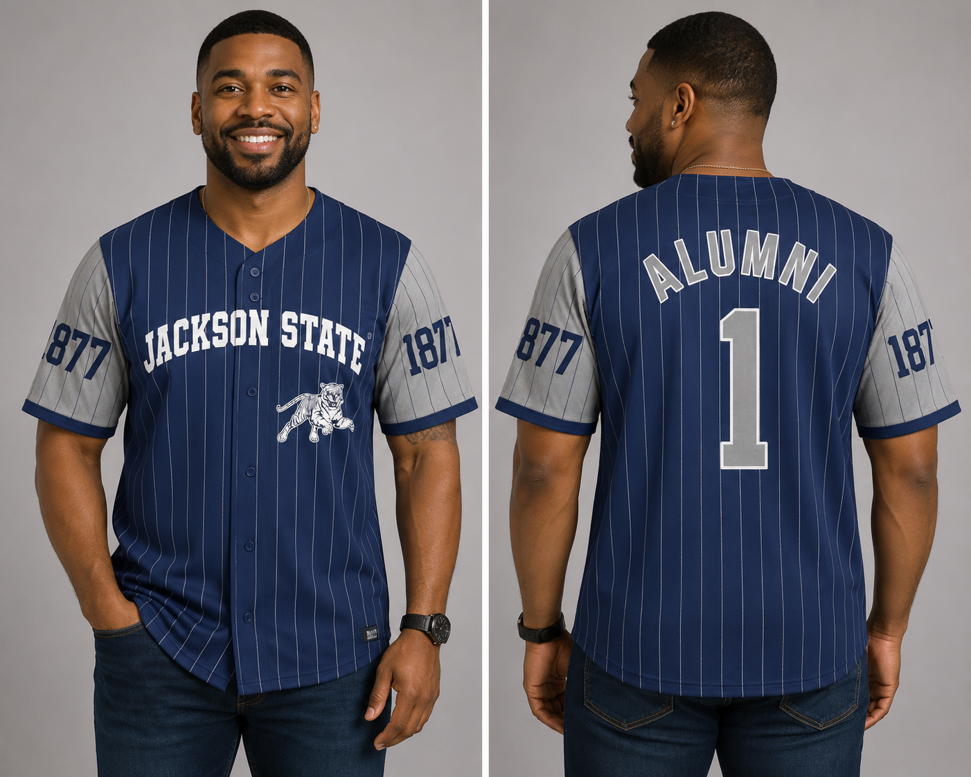 JSU Premium Performance Unisex Button Down Jersey (Pre Order)