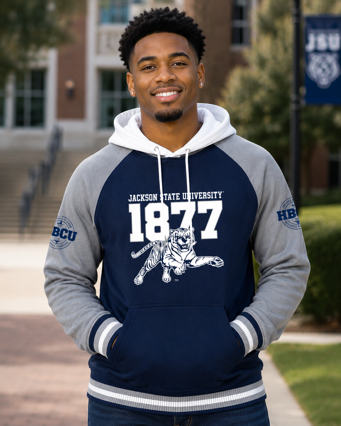 JSU PSA Collegiate Performance Fabric Unisex Supreme Hoodie (Pre-Order)