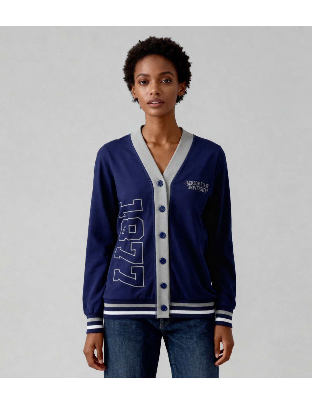 JACKSON STATE WOMEN'S CARDIGAN