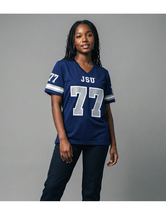 WOMEN'S JACKSON STATE FOOTBALL JERSEY TEE